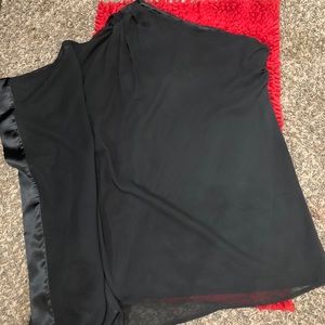 VENUS One shoulder black dress